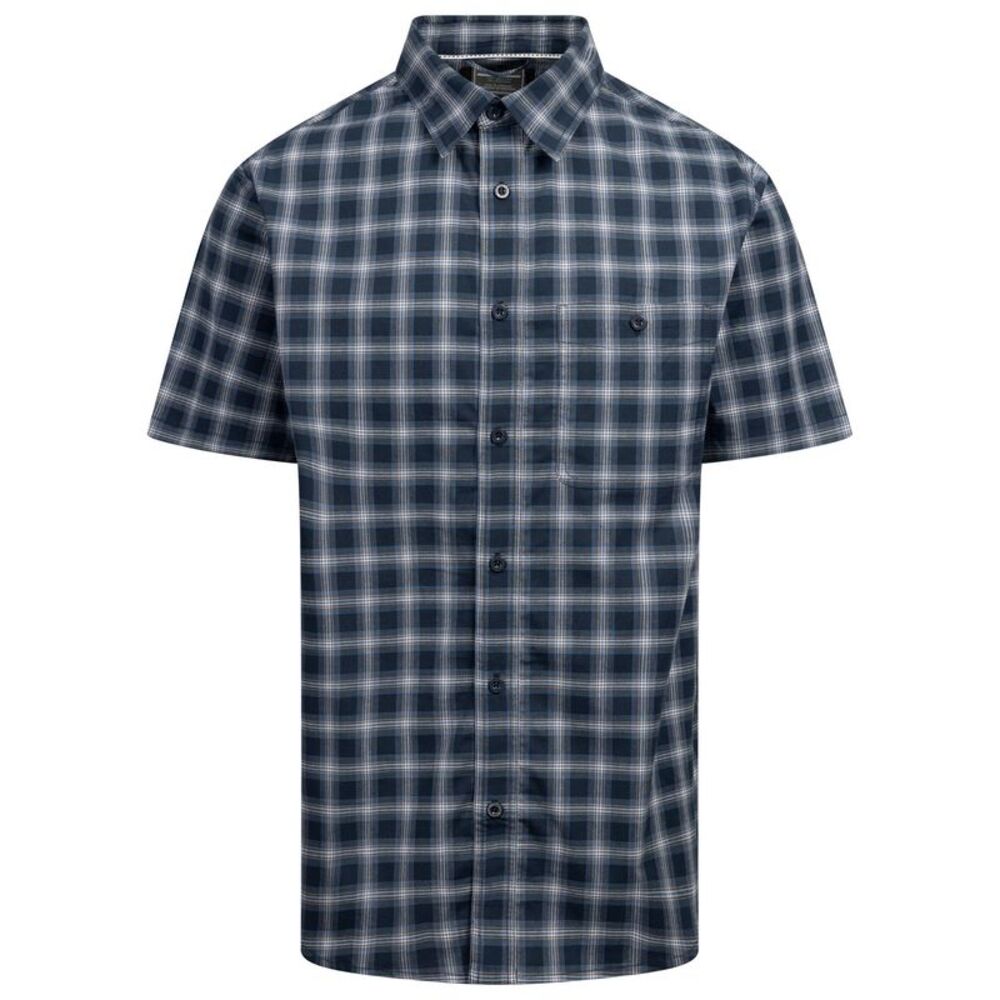 Trespass Mens Barry Short-Sleeved Shirt / Navy